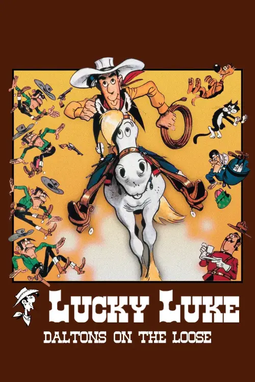 Постер до фільму "Lucky Luke: Daltons on the Loose"