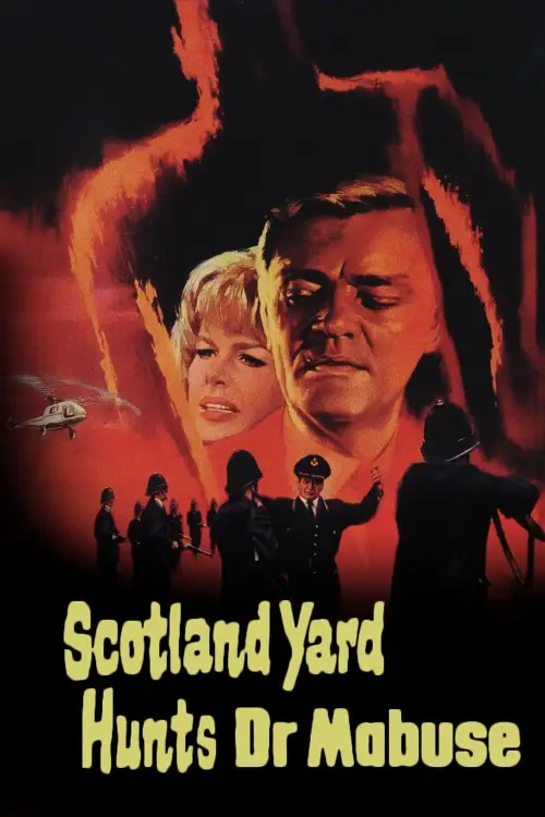 Постер до фільму "Scotland Yard Hunts Dr. Mabuse"