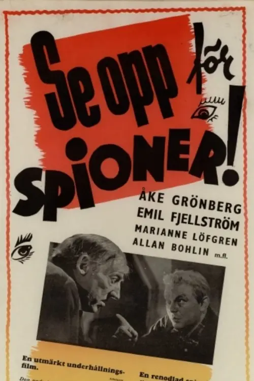 Постер до фільму "Se opp för spioner!"