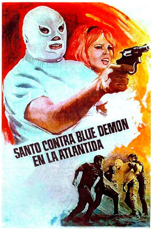 Постер до фільму "Santo vs. Blue Demon in Atlantis"