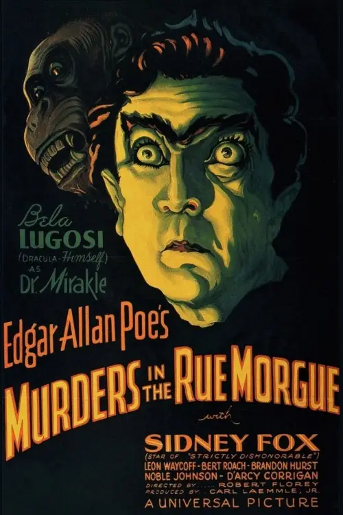 Постер до фільму "Murders in the Rue Morgue"