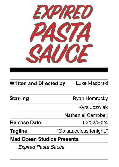 Постер до фільму "Expired Pasta Sauce"