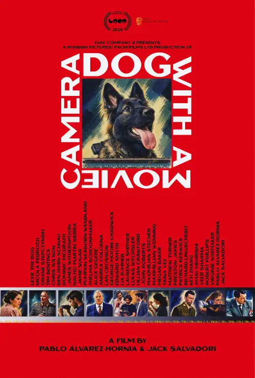 Постер до фільму "Dog with a Movie Camera"