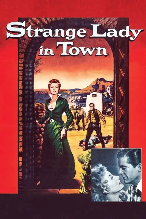 Постер до фільму "Strange Lady in Town"