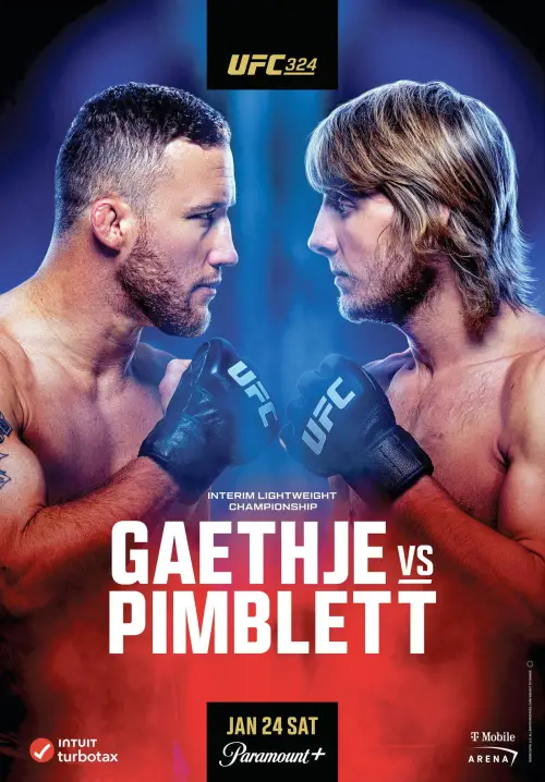 Постер до фільму "UFC 324: Gaethje vs. Pimblett"
