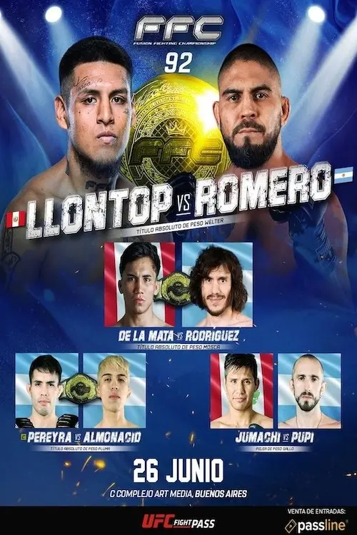 Постер до фільму "FFC 92: Llontop vs. Romero"