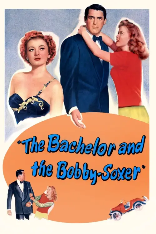 Постер до фільму "The Bachelor and the Bobby-Soxer"