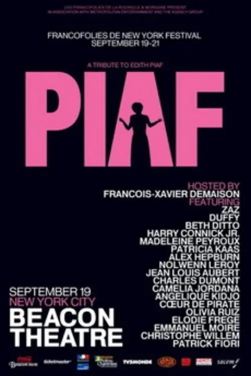 Постер до фільму "Piaf, Hymnes à la Môme au Beacon Theatre, New York"