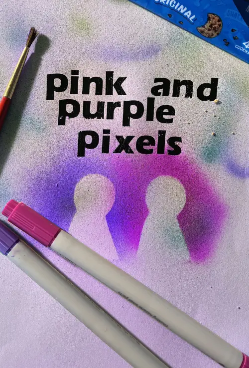 Постер до фільму "Pink and Purple Pixels"