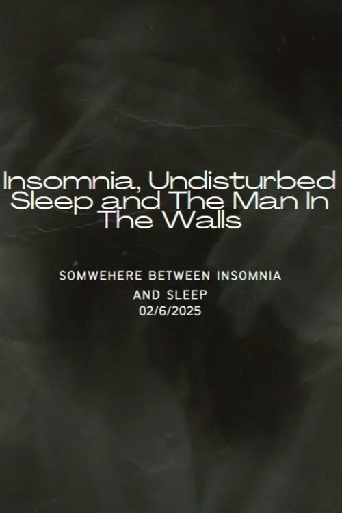 Постер до фільму "Insomnia, Undisturbed Sleep and The Man In The Walls"