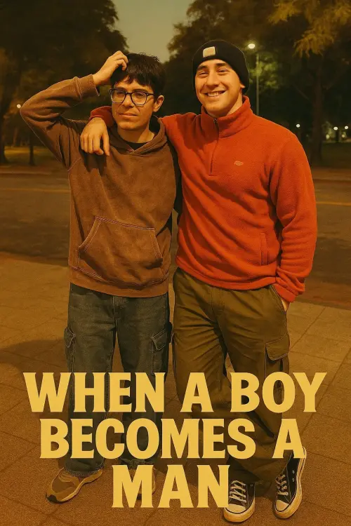 Постер до фільму "Cuando un niño se convierte en hombre"