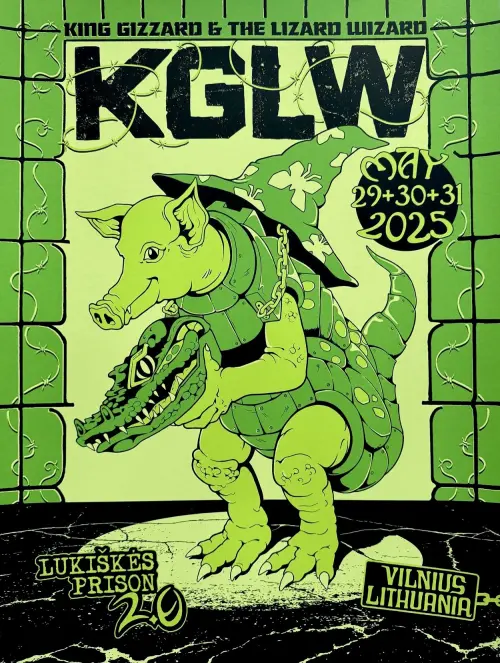 Постер до фільму "King Gizzard & The Lizard Wizard - Live in Vilnius ’25 (Night 3)"