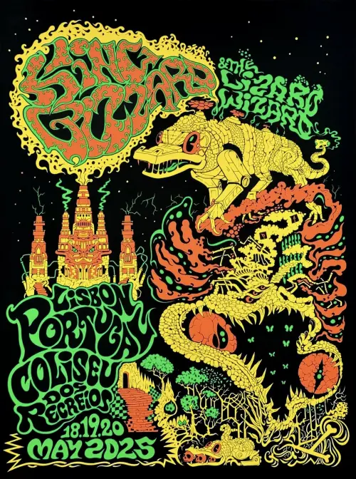 Постер до фільму "King Gizzard & The Lizard Wizard - Live in Lisbon 