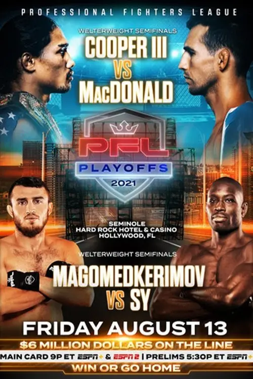 Постер до фільму "PFL 2021 #7: Playoffs - Cooper III vs MacDonald"