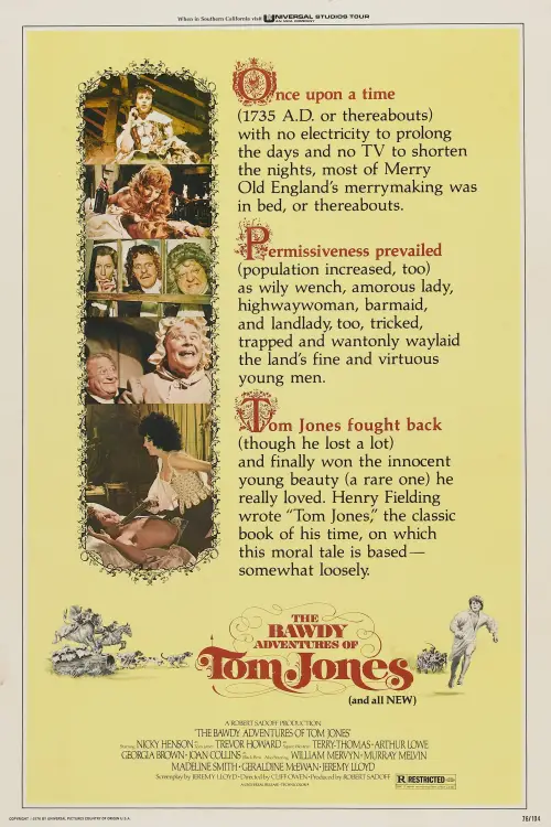 Постер до фільму "The Bawdy Adventures of Tom Jones"