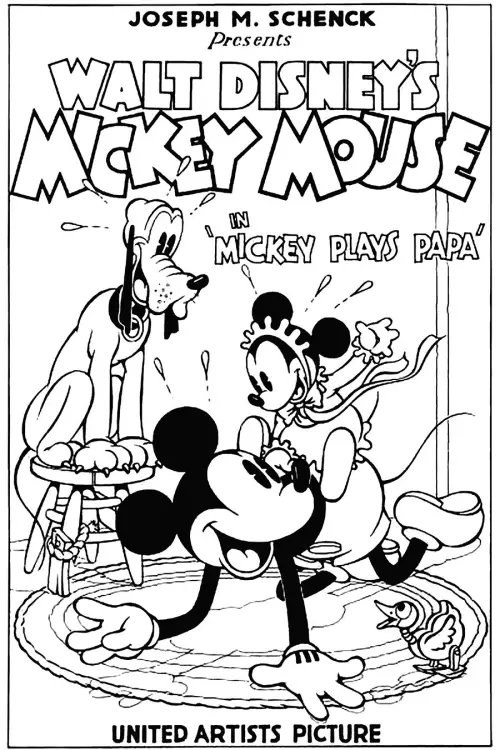 Постер до фільму "Mickey Plays Papa"