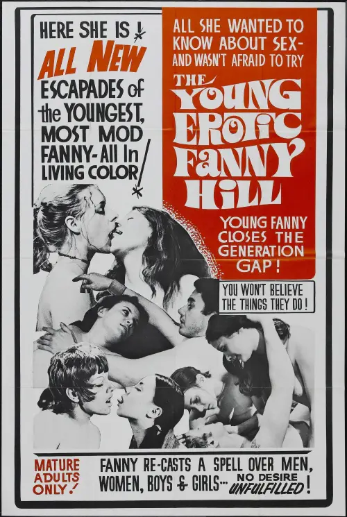 Постер до фільму "The Young, Erotic Fanny Hill"