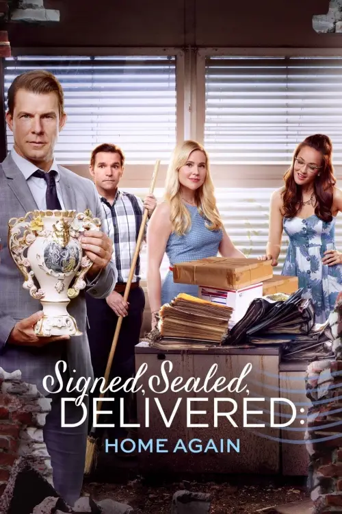 Постер до фільму "Signed, Sealed, Delivered: Home Again"