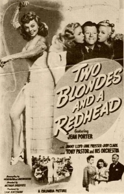 Постер до фільму "Two Blondes and a Redhead"