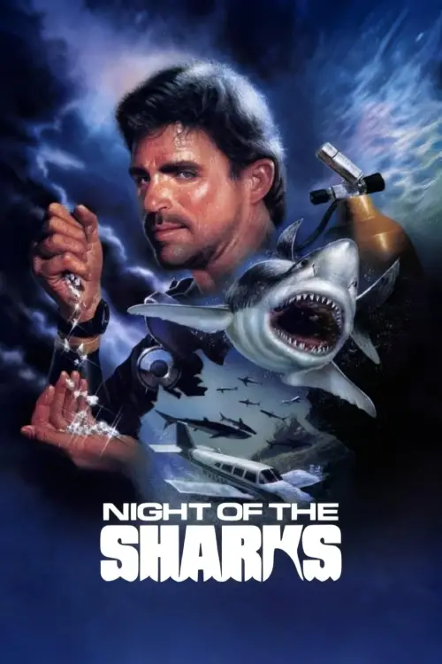 Постер до фільму "Night of the Sharks"