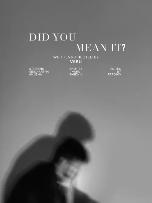 Постер до фільму "Did You Mean It?"