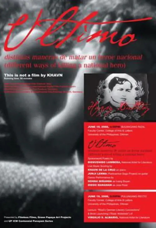 Постер до фільму "Ultimo: Different Ways of Killing a National Hero"