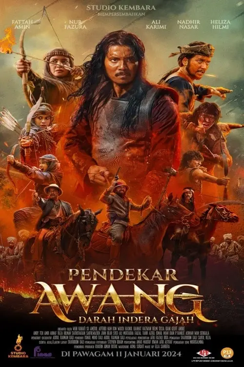 Постер до фільму "Warrior Awang and Master Tok Gajah"
