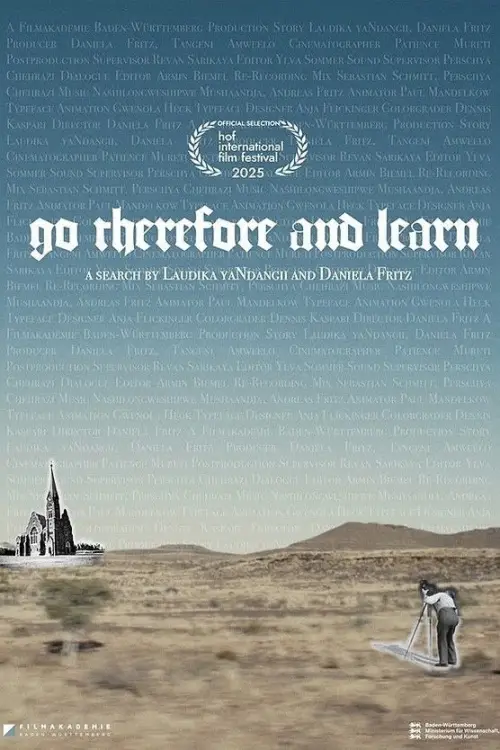 Постер до фільму "Go Therefore and Learn"