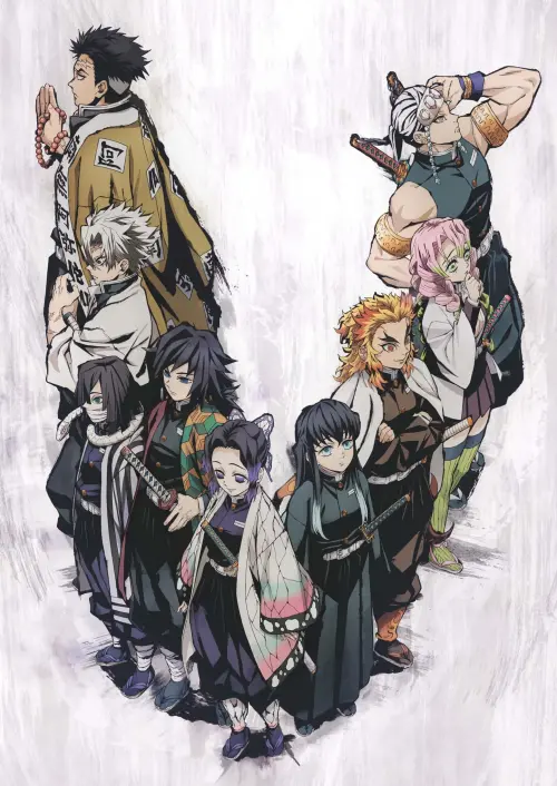 Постер до фільму "Demon Slayer: Kimetsu no Yaiba – The Hashira Meeting Arc"