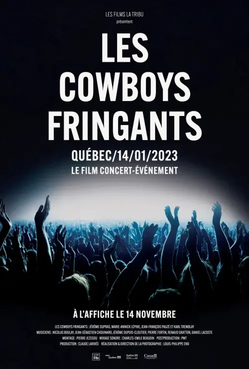 Постер до фільму "Les Cowboys Fringants: Québec/14/01/2023"