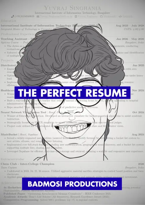 Постер до фільму "The Perfect Resume"