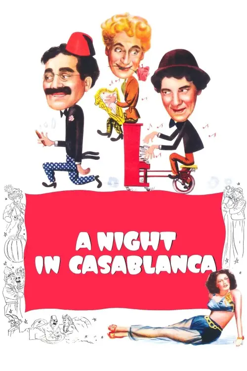 Постер до фільму "A Night in Casablanca"