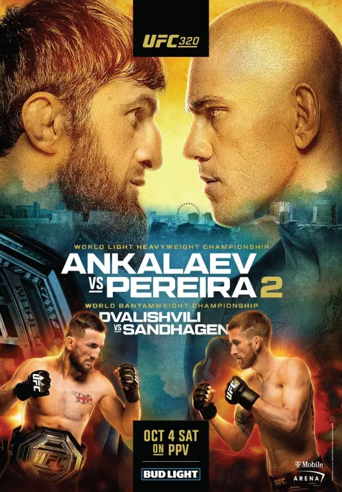 Постер до фільму "UFC 320: Ankalaev vs. Pereira 2"