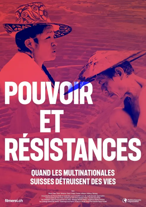Постер до фільму "Pouvoir et résistances - Quand les multinationales suisses détruisent des vies"