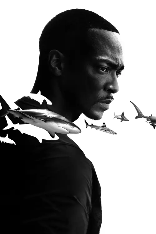 Постер до фільму "Shark Beach with Anthony Mackie"
