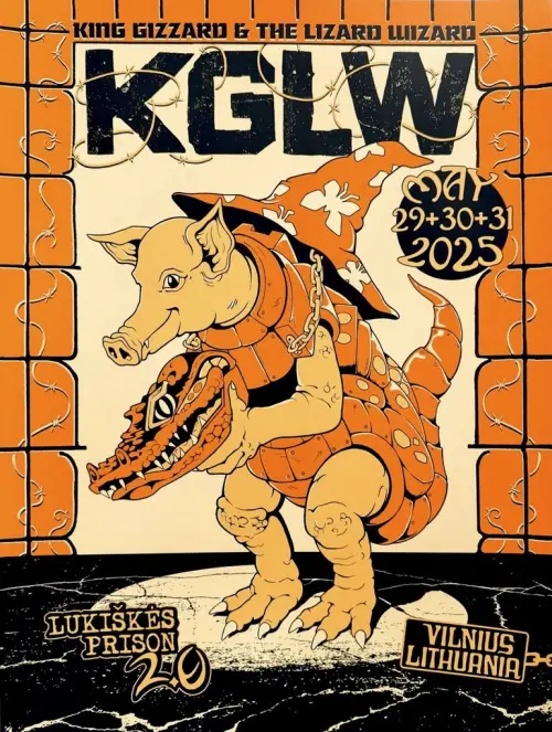 Постер до фільму "King Gizzard & The Lizard Wizard - Live in Vilnius ’25 (Night 1)"