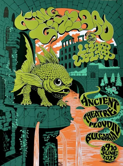 Постер до фільму "King Gizzard & The Lizard Wizard - Live in Plovdiv ’25 (Night 3)"