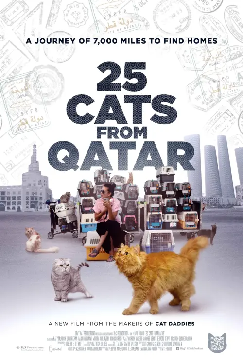 Постер до фільму "25 Cats from Qatar"