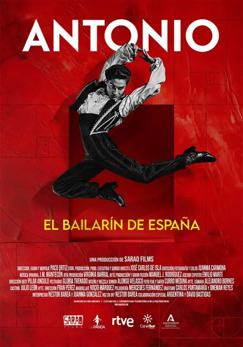 Постер до фільму "Antonio. El bailarín de España"