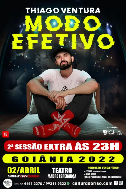 Постер до фільму "Thiago Ventura: Modo Efetivo"