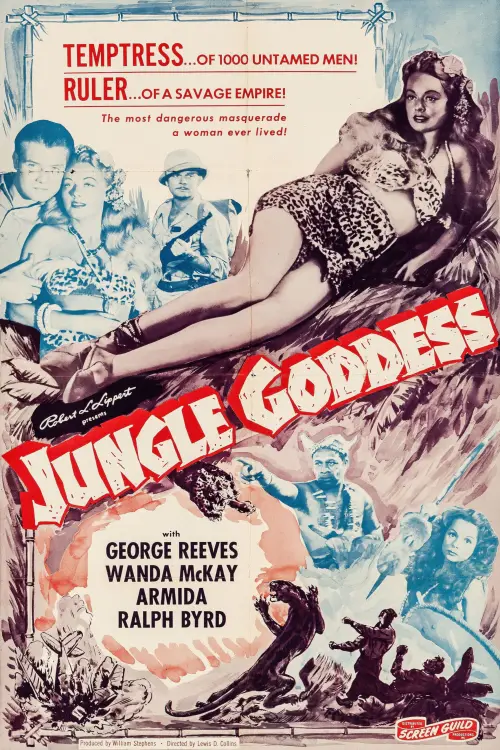 Постер до фільму "Jungle Goddess"