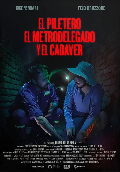 Постер до фільму "The pool boy, the metro delegate and the corpse"
