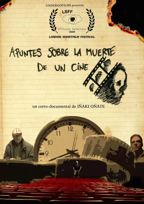 Постер до фільму "Apuntes sobre la muerte de un cine"