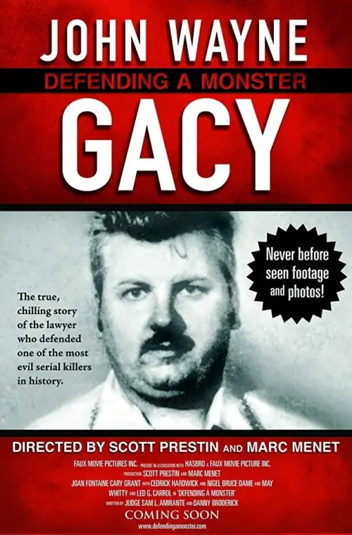 Постер до фільму "John Wayne Gacy: Defending a Monster"