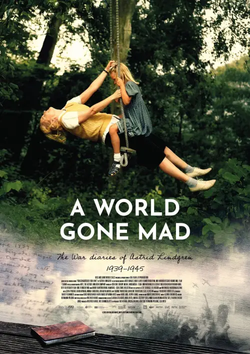Постер до фільму "A World Gone Mad - The War Diaries of Astrid Lindgren"