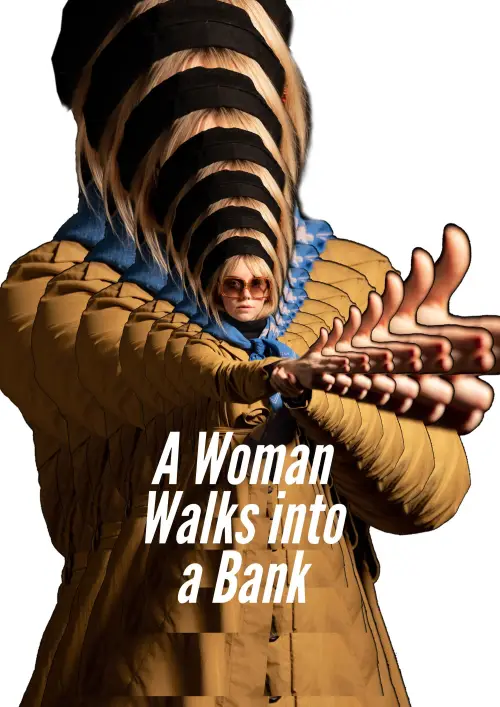 Постер до фільму "A Woman Walks Into A Bank"