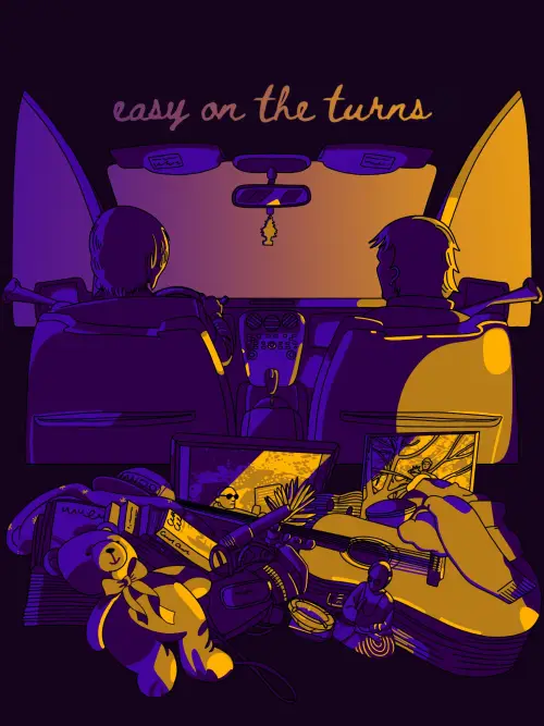 Постер до фільму "easy on the turns"