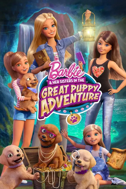 Постер до фільму "Barbie & Her Sisters in the Great Puppy Adventure"