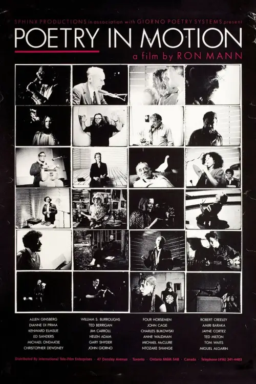 Постер до фільму "Poetry in Motion"