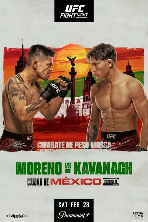 Постер до фільму "UFC Fight Night 268: Moreno vs. Kavanagh"